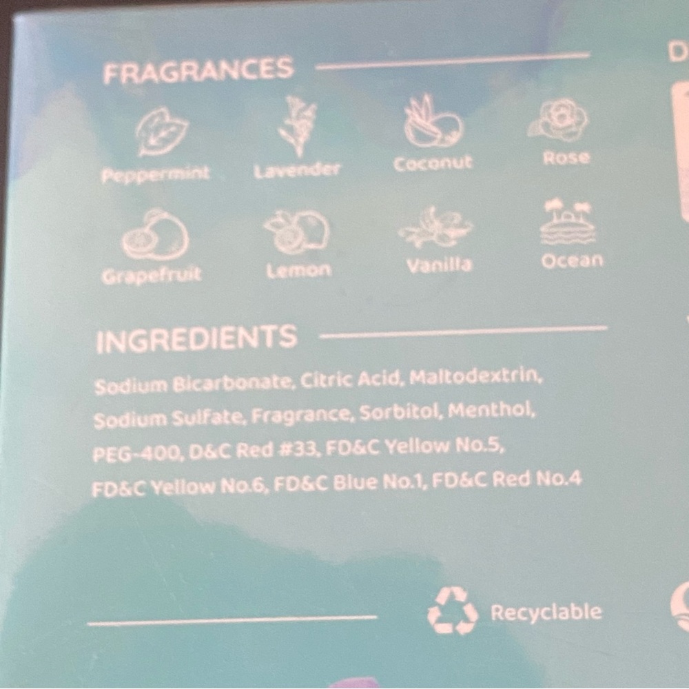 Calm Shower Tablets - Blue - Picture 5 of 6